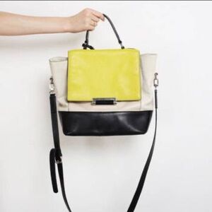 Diane von Furstenberg Multicolor Leather Top Handle Bag